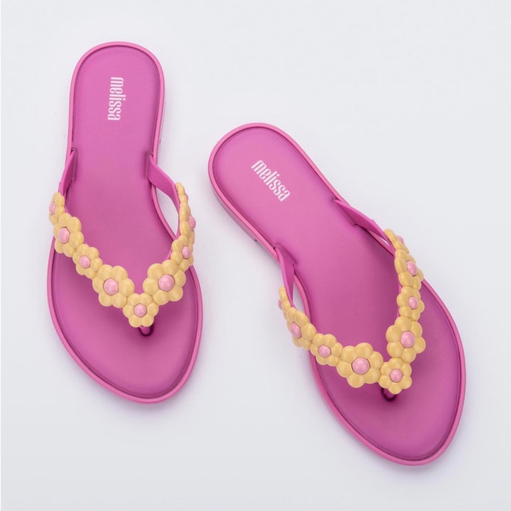 Melissa Floral Flip Flops